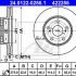 Brzdový kotouč ATE 24.0122-0256 (AT 422256) - TOYOTA