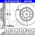Brzdový kotouč ATE 24.0124-0140 (AT 424140) - MITSUBISHI