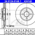 Brzdový kotouč ATE 24.0124-0148 (AT 424148) - FORD