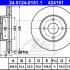 Brzdový kotouč ATE 24.0124-0151 (AT 424151) - FORD
