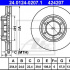 Brzdový kotouč ATE 24.0124-0207 (AT 424207) - MITSUBISHI
