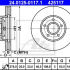 Brzdový kotouč ATE 24.0125-0117 (AT 425117) - FORD, VOLVO