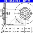 Brzdový kotouč ATE 24.0125-0123 (AT 425123) - AUDI, SEAT, VW