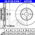 Brzdový kotouč ATE 24.0125-0168 (AT 425168) - TOYOTA