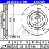 Brzdový kotouč ATE 24.0125-0706 (AT 425706) - HONDA