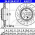 Brzdový kotouč ATE 24.0126-0137 (AT 426137) - MERCEDES-BENZ