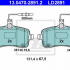Sada brzdových destiček ATE Ceramic 13.0470-2891 (AT LD2891) - PEUGEOT