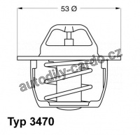 Termostat WAHLER (WH 3470.89D50)