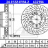 Brzdový kotouč ATE 24.0132-0164 (AT 432164) - PORSCHE