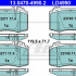 Sada brzdových destiček ATE Ceramic 13.0470-4990 (AT LD4990) - MERCEDES-BENZ