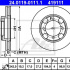 Brzdový kotouč ATE 24.0119-0111 (AT 419111) - HYUNDAI