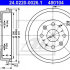 Brzdový buben ATE 24.0220-0026 (AT 480104) - MAZDA