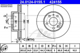 Brzdový kotouč ATE 24.0124-0155 (AT 424155) - VOLVO