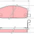 Sada brzdových destiček TRW GDB1020 - NISSAN STANZA