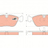 Sada brzdových destiček TRW GDB1159 - VOLVO 850.S70.V70.C70