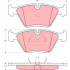 Sada brzdových destiček TRW GDB1355 - AUDI 100