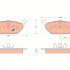 Sada brzdových destiček TRW GDB1386