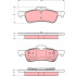 Sada brzdových destiček TRW GDB1477 - MINI COOPER