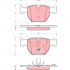 Sada brzdových destiček TRW GDB1526 - RANGE ROVER