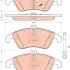 Sada brzdových destiček TRW GDB1737 -
