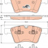 Sada brzdových destiček TRW GDB1797 - MERCEDES GL 06-