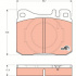 Sada brzdových destiček TRW GDB264 - MERCEDES W123