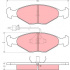 Sada brzdových destiček TRW GDB281 - TALBOT