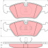 Sada brzdových destiček TRW GDB298 - BMW 5