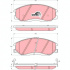 Sada brzdových destiček TRW GDB3244 - HYUNDAI TRAJET