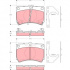 Sada brzdových destiček TRW GDB3252 - MAZDA DEMIO