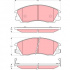 Sada brzdových destiček TRW GDB3299 - HYUNDAI TERRACAN