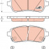 Sada brzdových destiček TRW GDB3437 - DAIHATSU, FORD, MAZDA