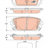 Sada brzdových destiček TRW GDB3462 - KIA CARENS III 06-