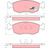 Sada brzdových destiček TRW GDB371 - FORD SCORPIO 84-91