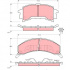 Sada brzdových destiček TRW GDB4029 - PONTIAC FIERO 84-87