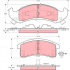 Sada brzdových destiček TRW GDB4054 - PONTIAC TRANS SPORT 93-97