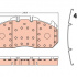 Sada brzdových destiček TRW GDB5086 - RENAULT MAGNUM 00-