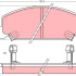 Sada brzdových destiček TRW GDB764 - HONDA ACCORD