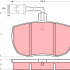 Sada brzdových destiček TRW GDB789 - ALFA ROMEO, FORD, IVECO, LANDRO