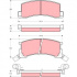 Sada brzdových destiček TRW GDB871 - TOYOTA