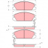 Sada brzdových destiček TRW GDB925 - HONDA ACCORD