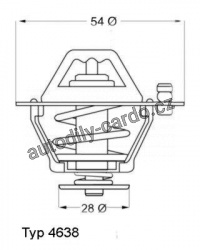 Termostat WAHLER (WH 4638.82D)