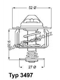 Termostat WAHLER (WH 3497.88D)