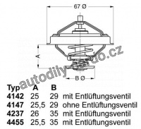 Termostat WAHLER (WH 4455.80D)