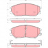 Sada brzdových destiček TRW GDB3360 - KIA OPIRUS