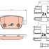 Sada brzdových destiček TRW GDB1709 - LAND ROVER FREELANDER 3.2 06 -