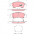 Sada brzdových destiček TRW GDB3367 - KIA CERATO