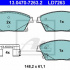 Sada brzdových destiček ATE 13.0470-7263 (AT LD7263)