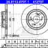 Brzdový kotouč ATE 24.0112-0707 (AT 412707) - HONDA