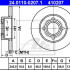 Brzdový kotouč ATE 24.0110-0207 (AT 410207) - AUDI